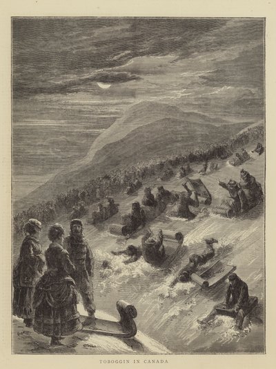 Toboggan in Canada da English School